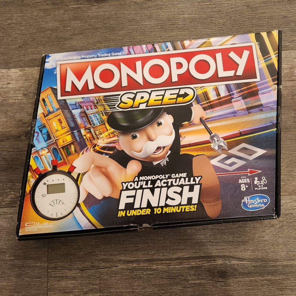 Hasbro Monopoly Speed Board Game